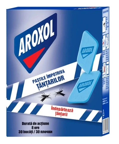 Pastile impotriva tantarilor, Aroxol, 30 bucati